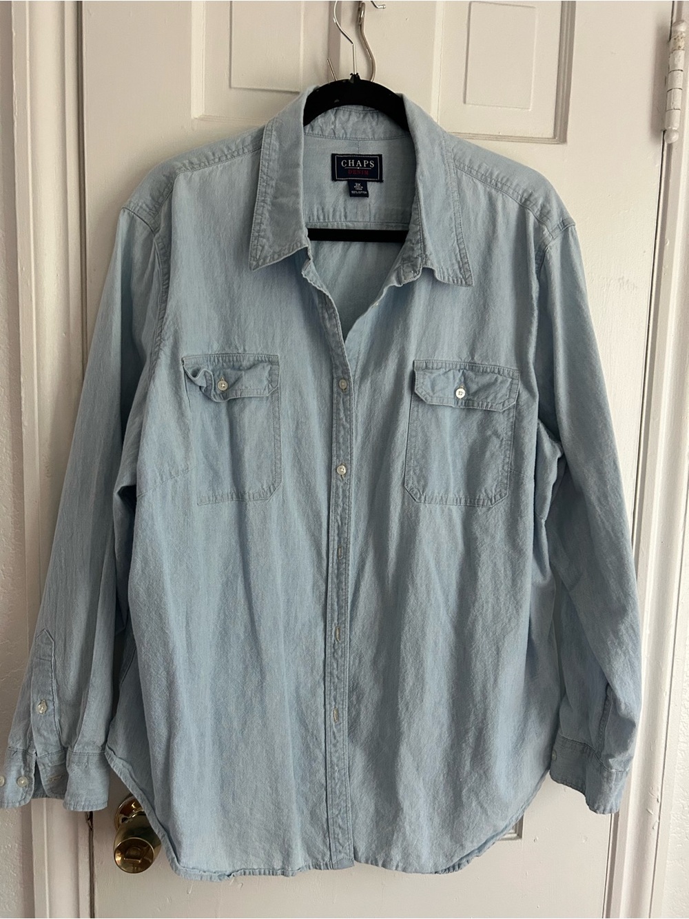 Chaps Women’s Light Blue Denim Shirt